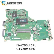 NOKOTION для Acer aspire E5 574G F5 572G V3 575G материнская плата ноутбука NBG3B11001