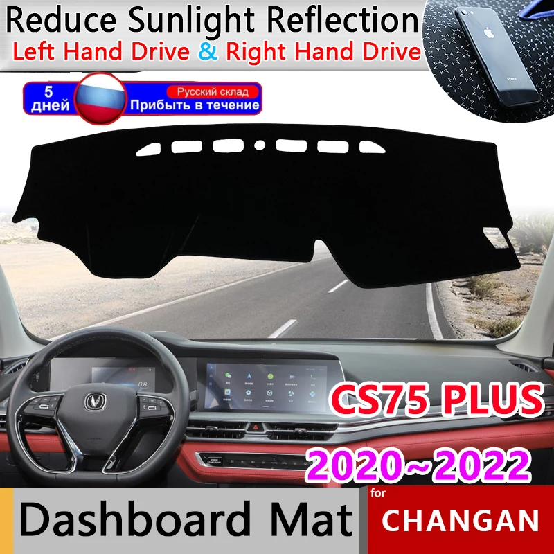 

Dashboard Cover Dash Board Mat Anti-Slip Carpet Pad for Changan CS75 PLUS 2020 2021 2022 Sun Shade Cape Blanket Car Anti-sun Rug