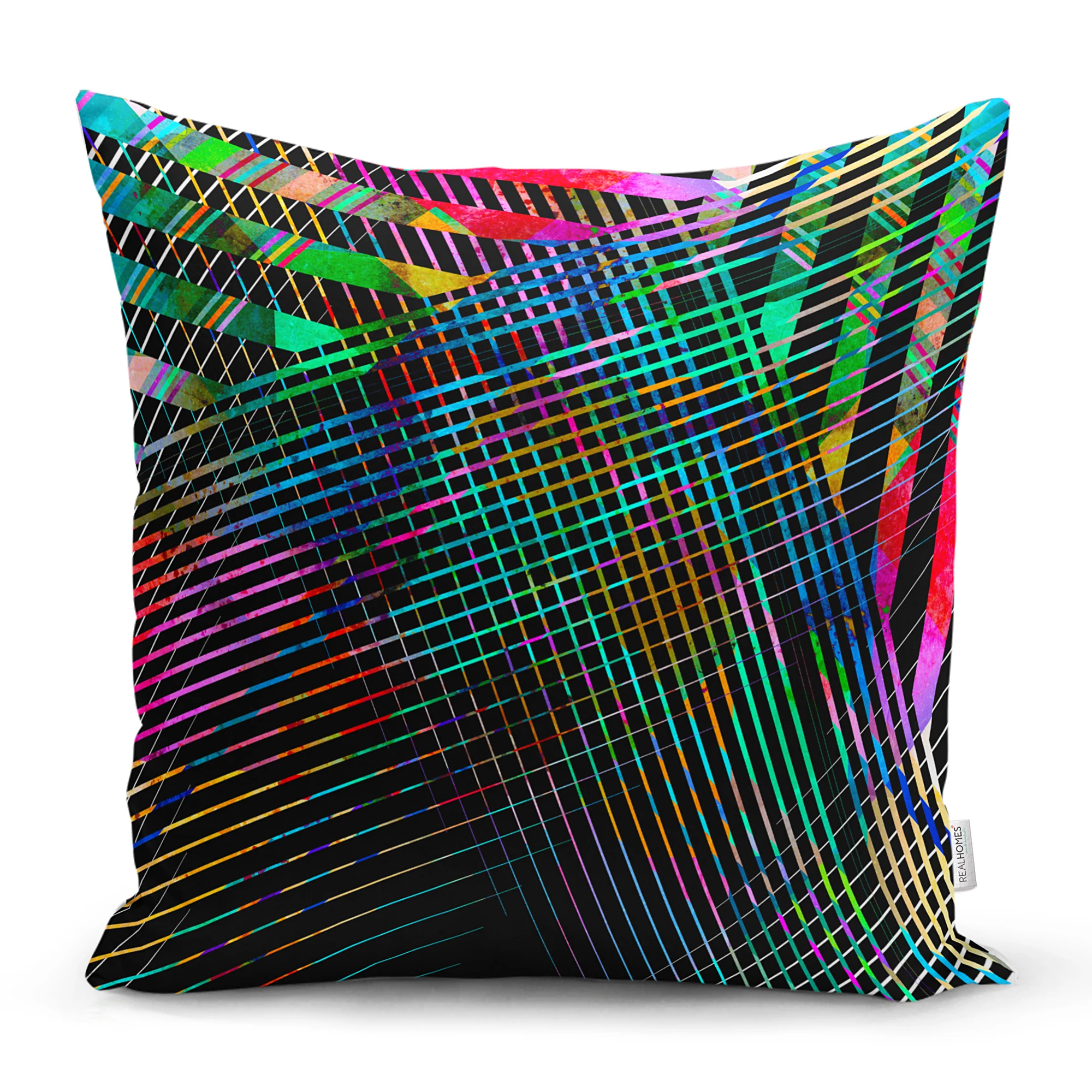 

Dark and vibrant colors 3D Digital Printed Modern Pillow Cushion High Quality Healthy Home Decoration with hidden zipper 45*45