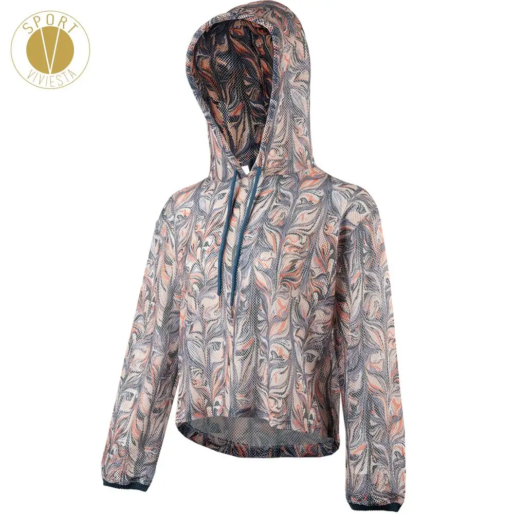 Сетчатая толстовка с открытой спиной Женская открытая дышащая повседневная