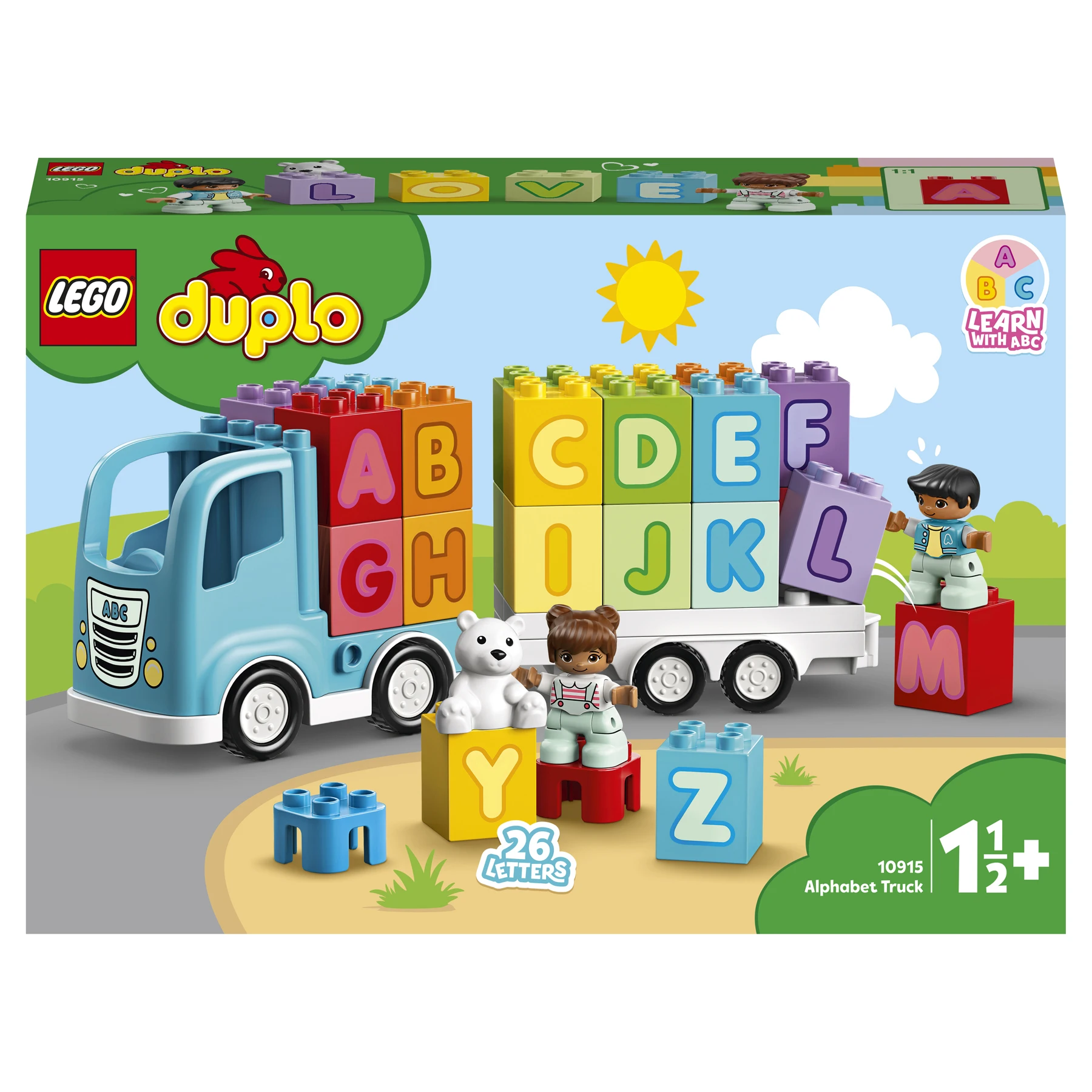 Конструктор LEGO DUPLO Creative Play 10915 Грузовик Алфавит