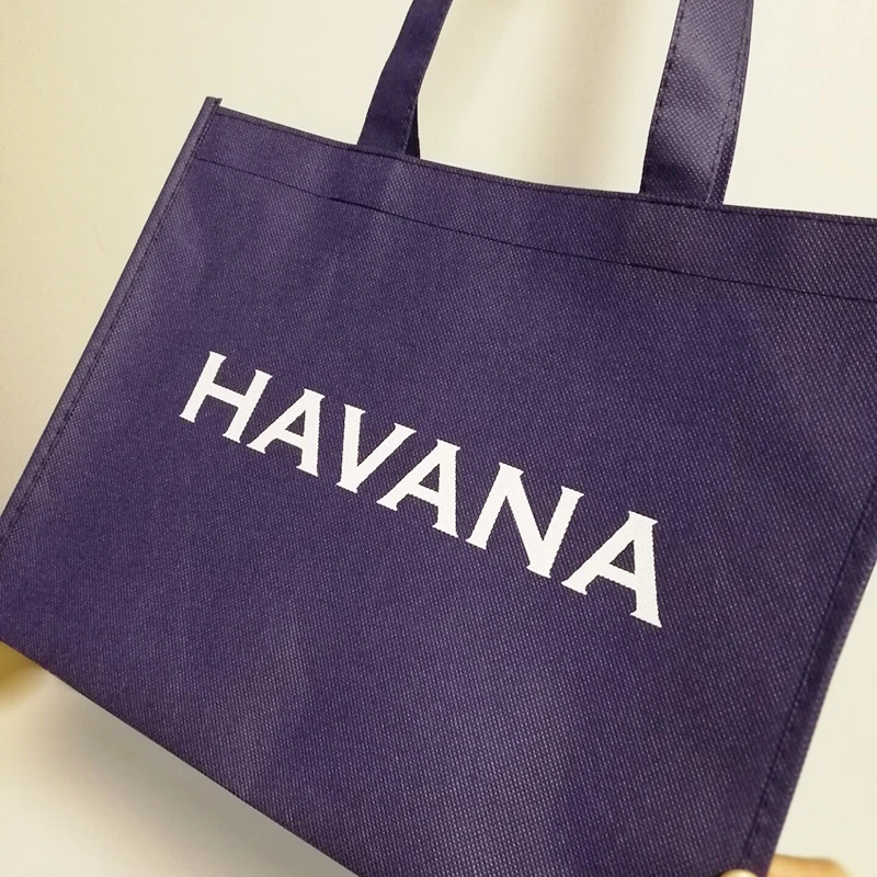 Оптовая продажа 500 шт./лот синие высококачественные нетканые сумки-тоуты для