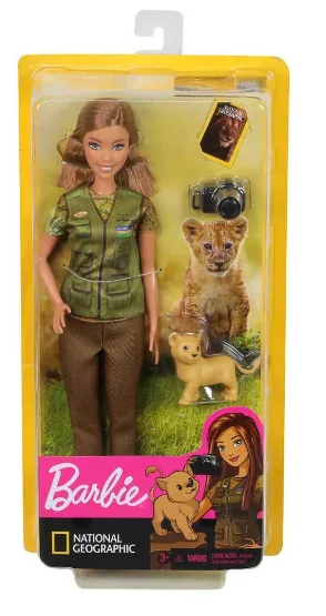 Куклы Барби Нат Гео GDM44 фотожурналист кукла фотографа авантюрные фото с