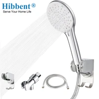 hibbent 3 modes shower set handheld showerhead with strong jet sprayer nozzle bathroom powerful shower spray bathroom accessory