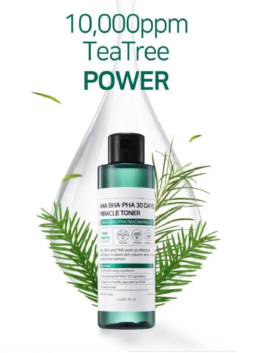 Тонер с aha/bha/pha кислотами для проблемной кожи Some By Mi Aha-Bha-Pha 30 Days Miracle Toner. Корейская