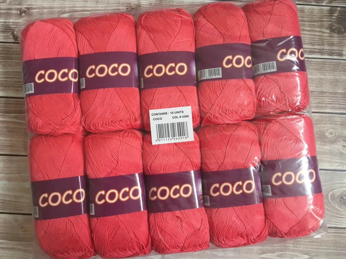 Пряжа Vita Cotton Coco тонкая хлопковая нить хлопок 100% 50 гр 240 м 1 моток|Пряжа| |