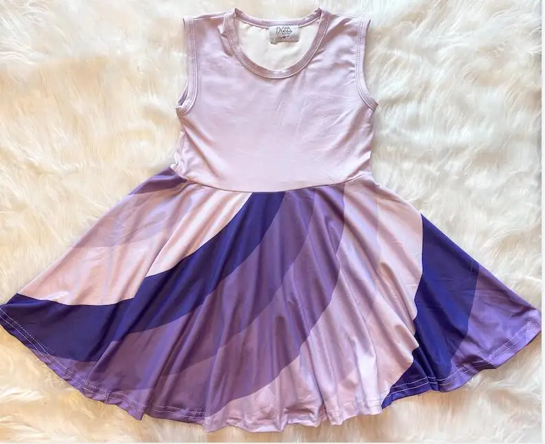 

Платье для девочки на день рождения, платье-пачка с радужным единорогом из Диснея, украшение тортом, Пасха, весеннее платье с рукавами с обор...