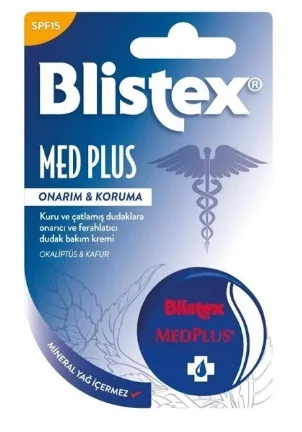 

Blistex MedPlus Kavanoz SPF 15 - Kuruyan ve atlayan Dudaklara Youn Dudak Bakm 7 ML