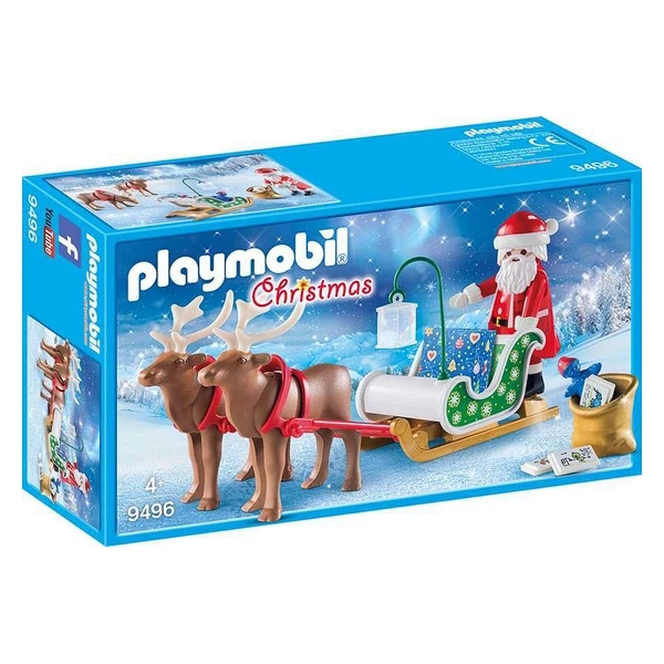 Playset Christmas Santa's Sleigh Playmobil 9496|Игрушки для раннего развития| |