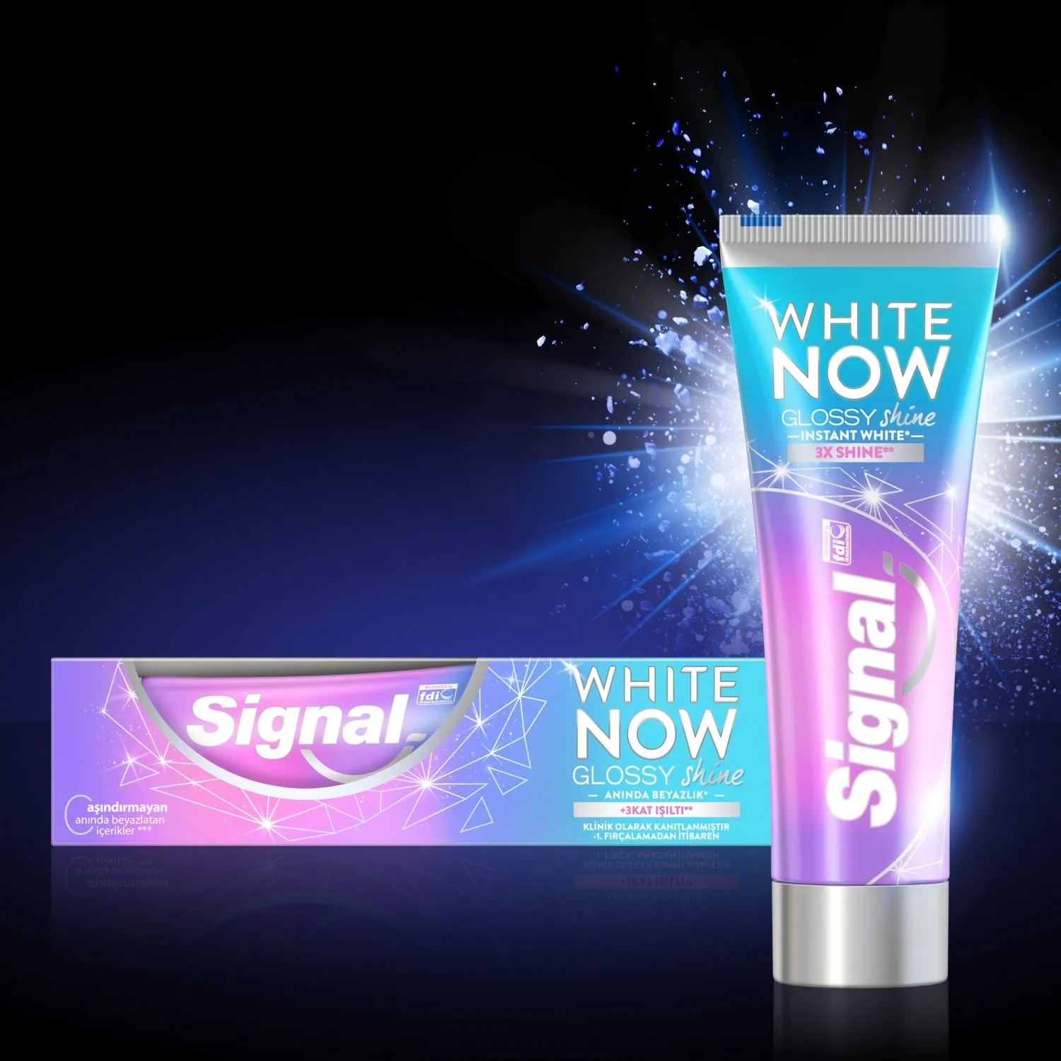 

Signal White Now Glossy Shine Toothpaste 75 Ml Instant White