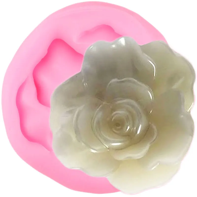 Силиконовая форма в виде цветка розы кекс Топпер помадка формы DIY свадебный торт