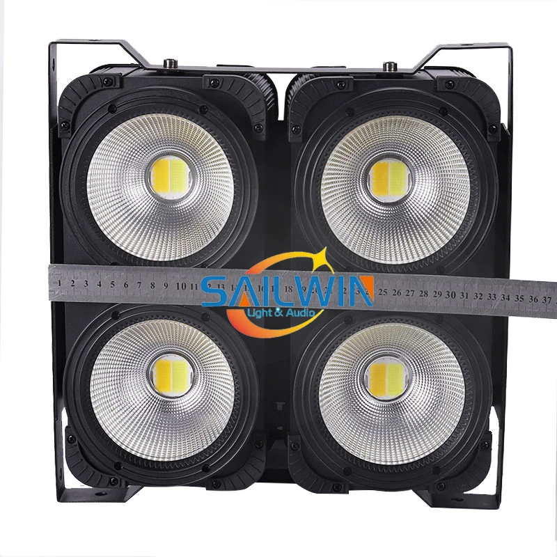 Светодиодная лампа WW/CW COB 4 глаза 4*100 Вт 2в1 10 шт./партия|led blinder|cob led blinderblinder light |