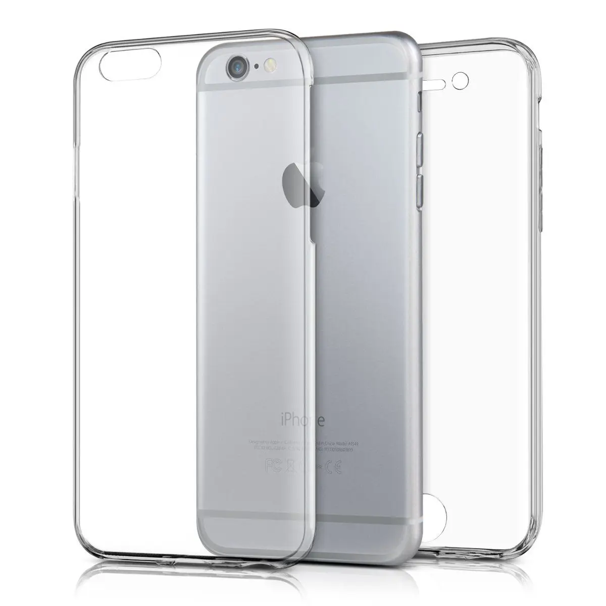 Силиконовый чехол для IPhone 6 / 6s с полной защитой 360 дюйма|Сумки телефона| |