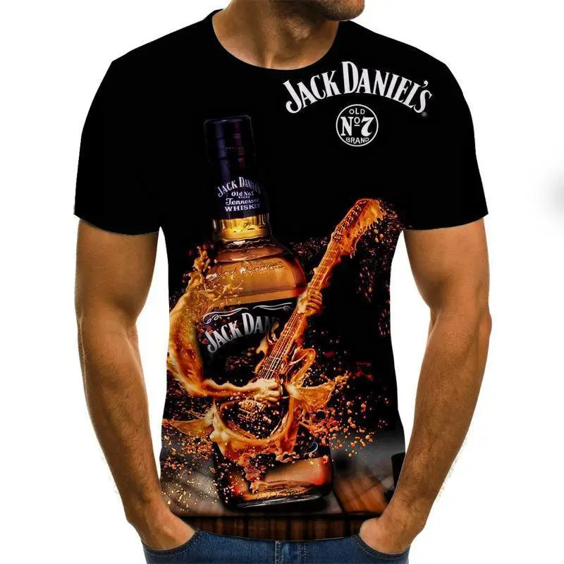

2021 new summer 3D printed men's and women's T-shirt casual short-sleeved fashion hip-hop men's T-shirt top size 110-6XL