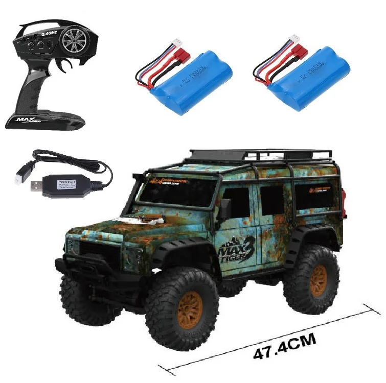 Автомобильный гусеничный внедорожник MODELTRONIC Land Rover Defender D90 масштаб 1/10 2 4 г тяга 4x4