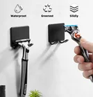 Держатель для бритвы, для душа, аксессуары для ванной комнаты, стеллаж для ванной комнаты, настенный держатель для полотенец, бритва