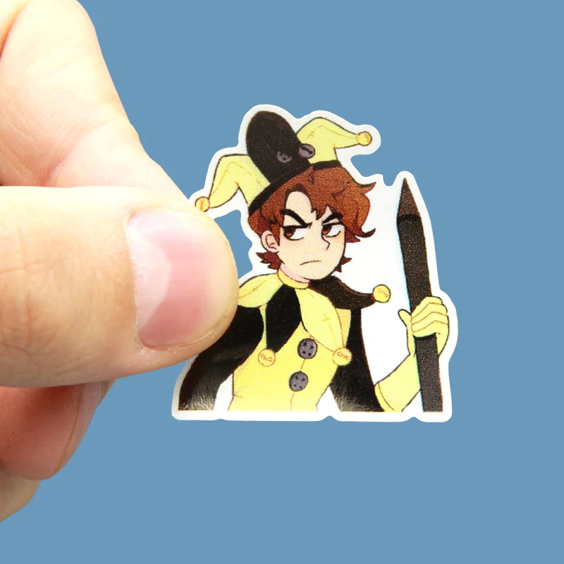 Самоклеющиеся наклейки на пленке комиксы 13 карт прикольные телефон ноутбук