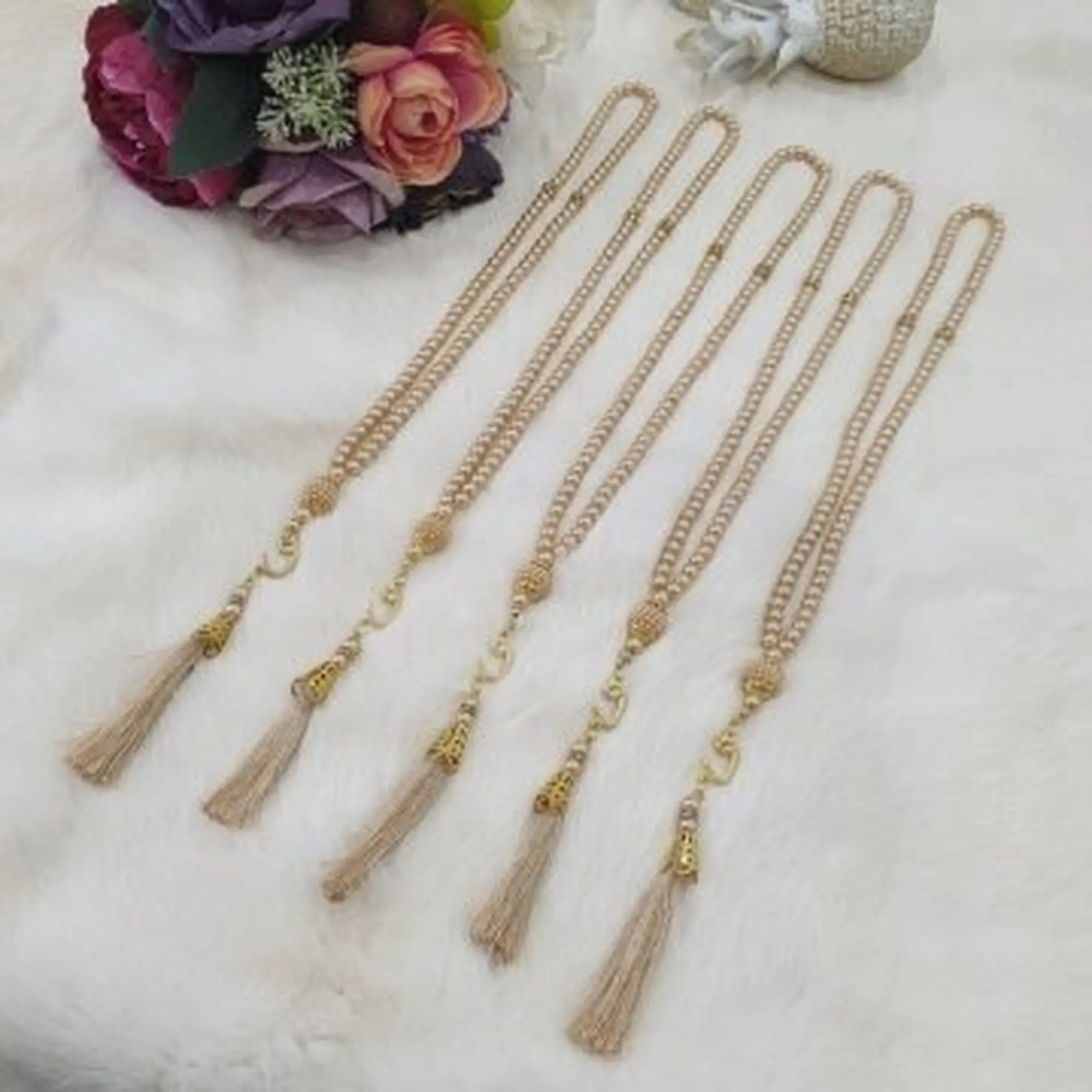 

99 Pcs Design Pearl Vav Rosary (5 Pieces)