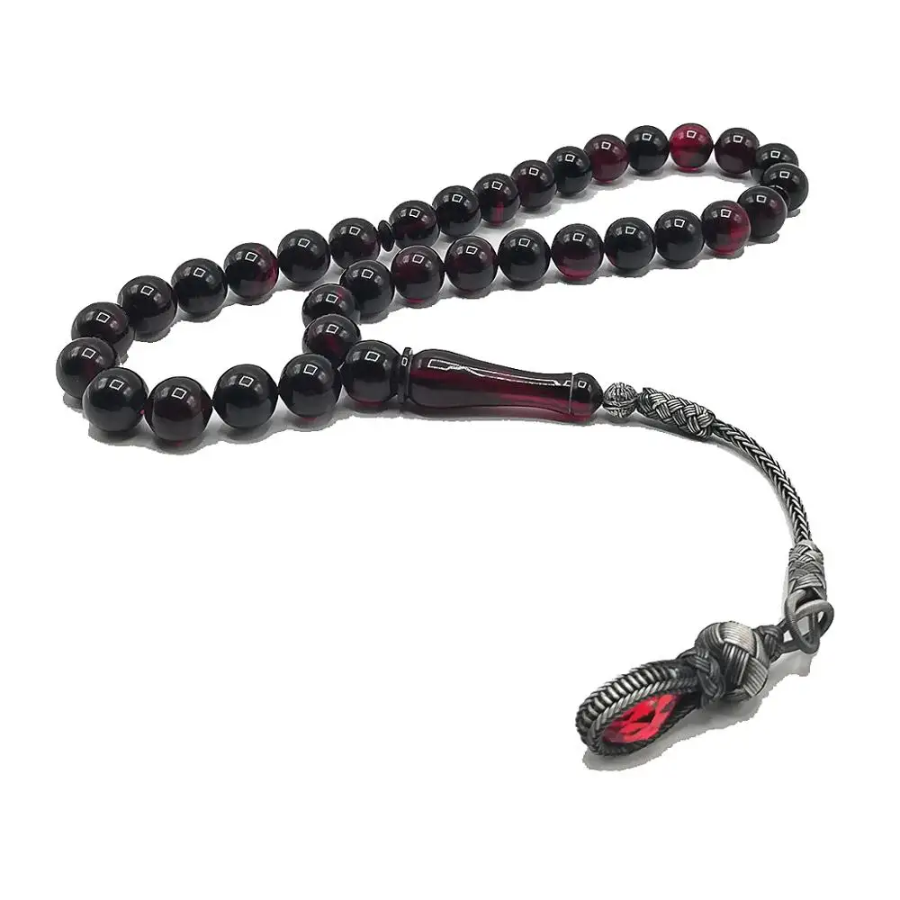 Турецкий молитвенный бисер мусульманские янтарные четки молитвенные бусины