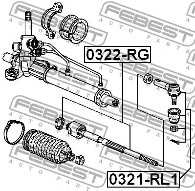 Тяга рулевая HONDA STEP WGN RG1/RG2/RG3/RG4 2005­2009 FEBEST 032 | Автомобили и мотоциклы