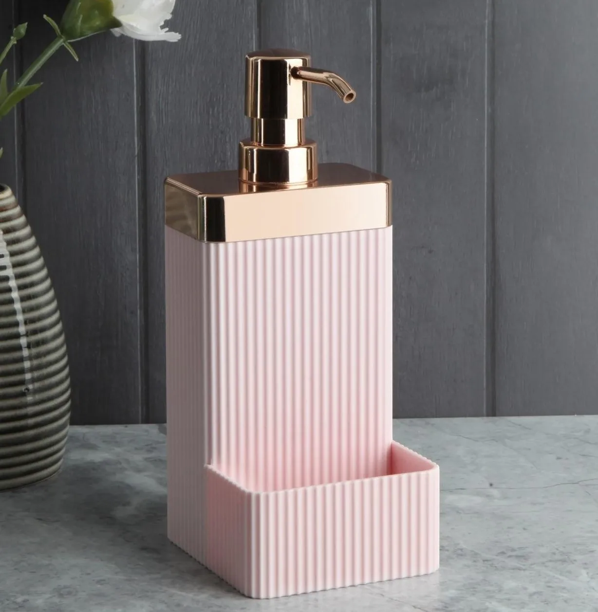 liquid soap dispenser 450 ml acrylic hand soap dispenser dish sponge holder bath pump bottle kitchen sink bathroom accessories free global shipping