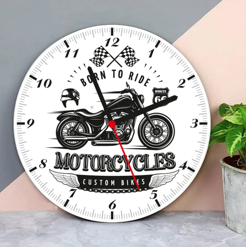 

Born to Ride Wooden Wall Clock