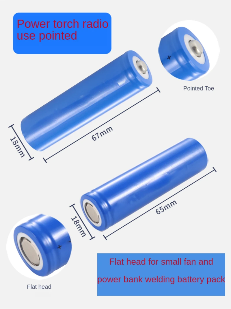 

Rechargeable Battery 3.7V 18650 3400mAh Lithium Battery For Flashlight Torch headlamp High Capacity Li-ion batteries 100% New