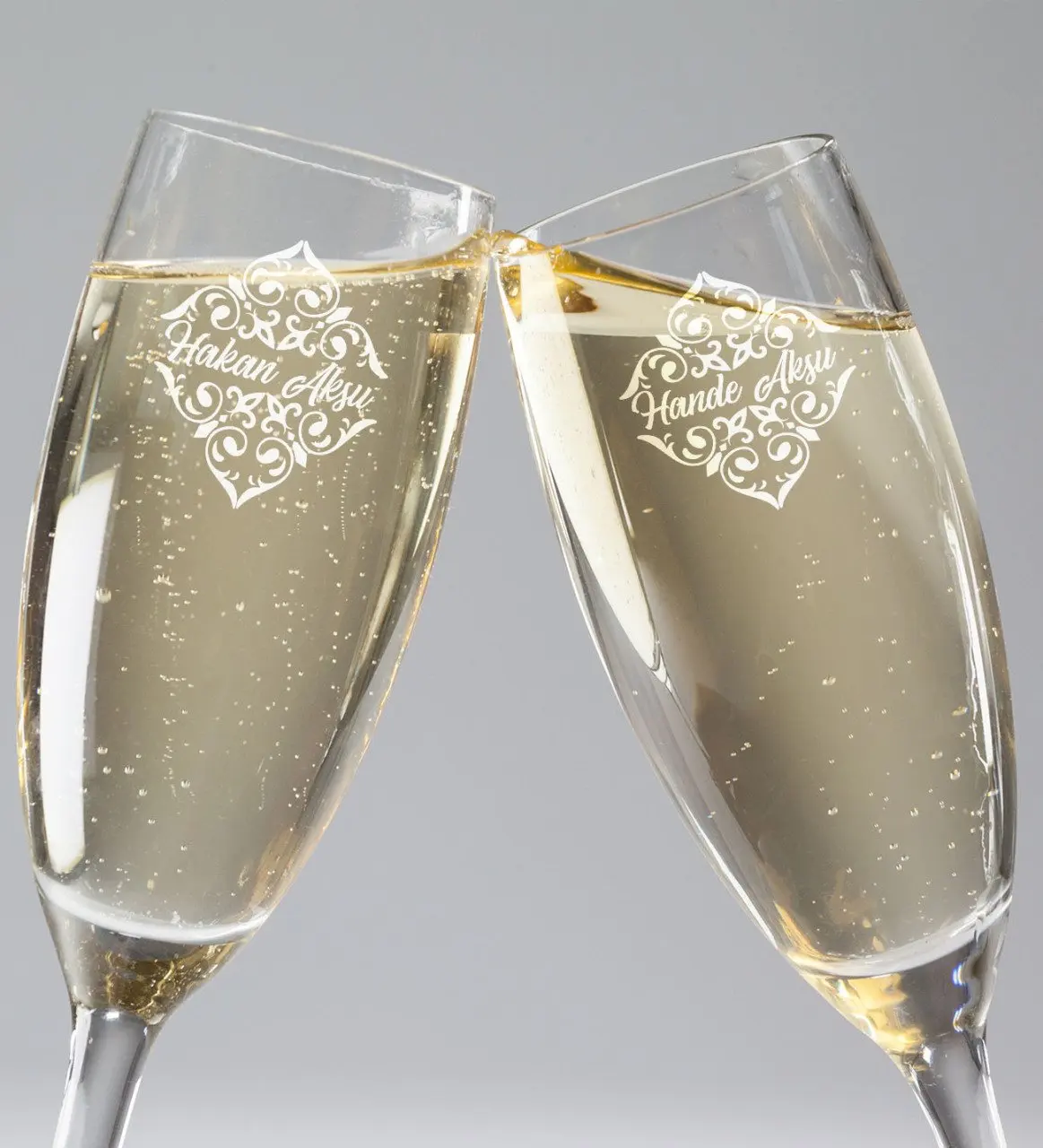 

Индивидуальный набор из стекла шампанского-7