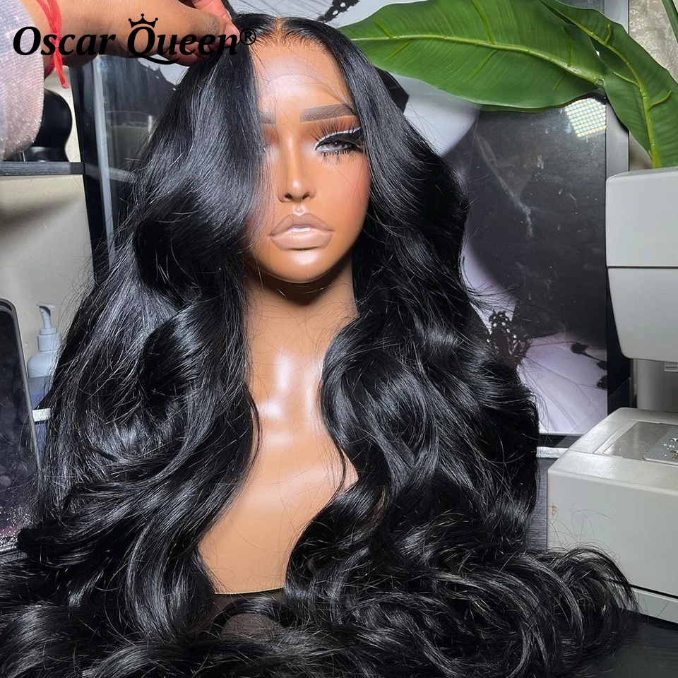 

150% 180% Density Glueless Full Lace Wig With Baby Hair Brazilian Remy HD Transparent 360 Lace Frontal Wigs For Women Preplucked