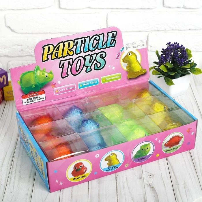 Липучка-антистресс Киска с пенопластом цвета МИКС | Игрушки и хобби