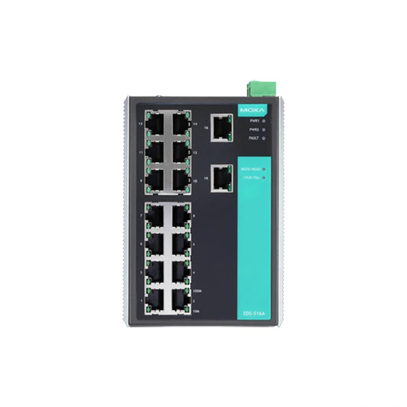 Moxa controlled switch 16x10/100basetx eds-516a | Электронные компоненты и принадлежности
