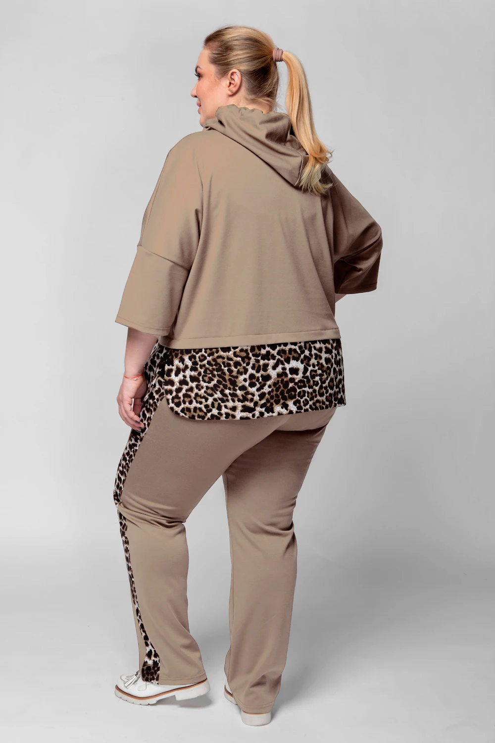 АРТЕССА костюм женский с брюками спортивный для фитнеса больших размеров теплый