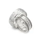 Обручальное кольцо для пары из стерлингового серебра 925 пробы, для женщин и мужчин, роскошное ювелирное изделие, модное обручальное, на юбилей, древнегреческая модель