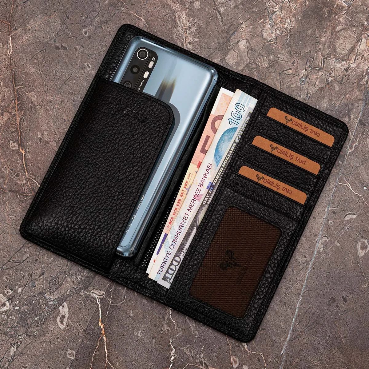 Кошелек для мужчин и женщин натуральная кожа доступен в (5) цветах Турецкая