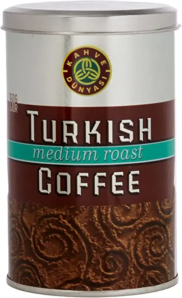 

Kahve Dunyasi Medium Roast Turkish Coffee 250 gr X 3 Box