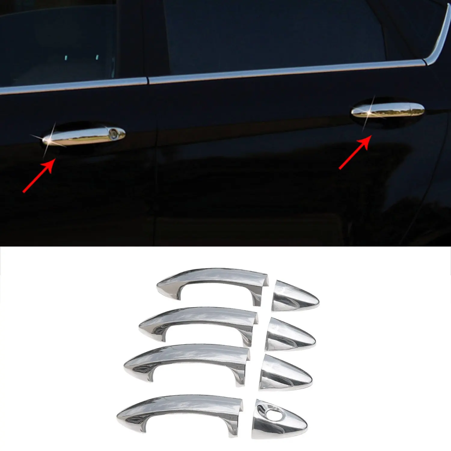 

Ford Fiesta Chrome Door Handle 4 Door Stainless Steel (2009-2017)