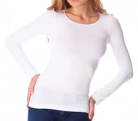 VKA20 Pack 5 T-shirts with plush inner mod. ILENIA long sleeve |