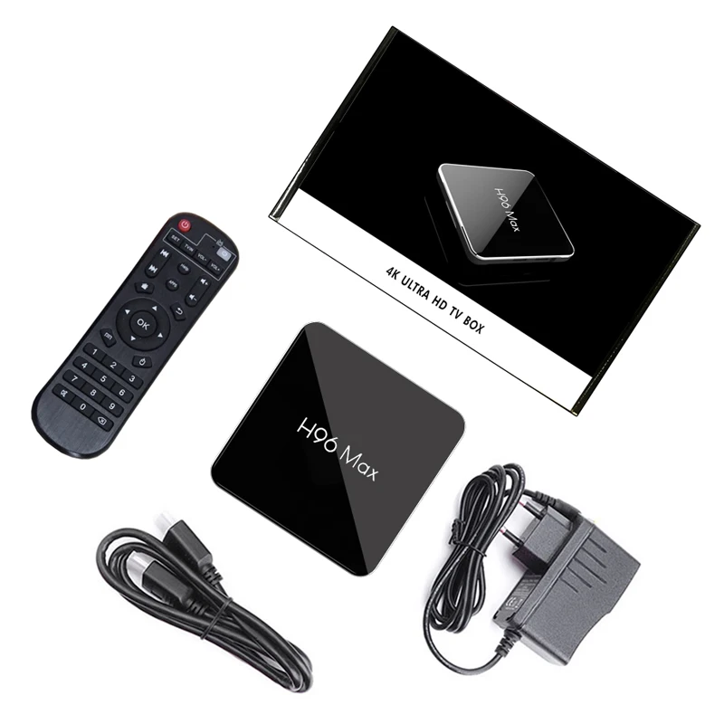 

TV Box Android 8.1 H96 MAX X2 S905X2 4GB 64GB 4K H.265 Smart Media Player Google Netflix Youtube H96 MAX 2G 16G Set Top Tv Box