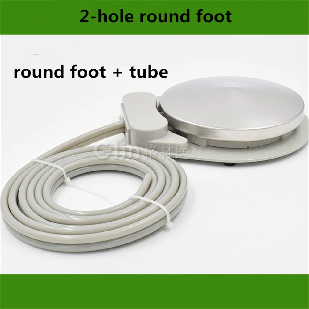 Хорошее качество Новый зубные 2 отверстия ножной переключатель с трубчатой