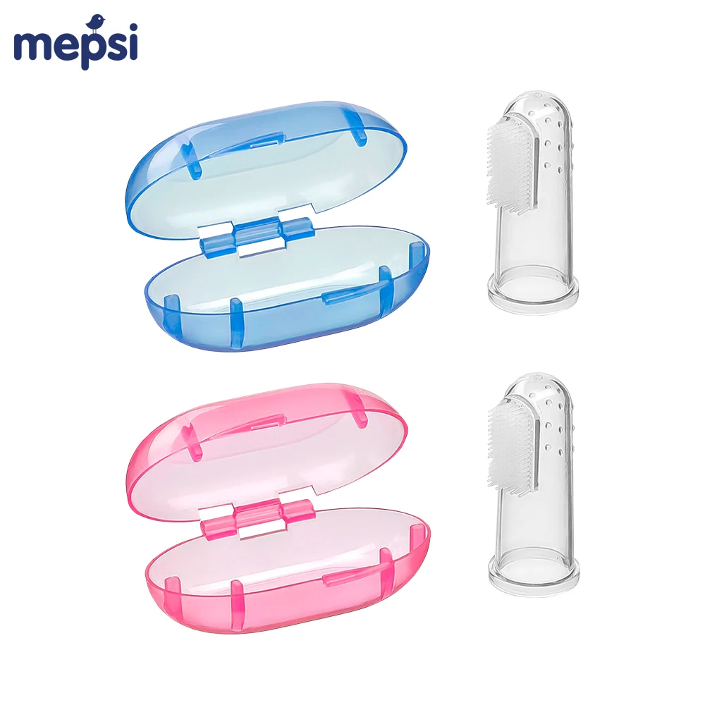 Щетка для зубов и десен MEPSI силиконовая в футляре ассортименте|Зубные щетки| |