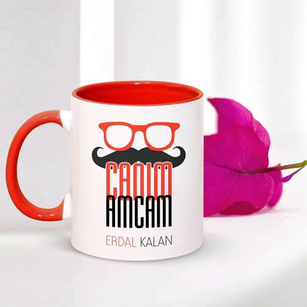 

Персонализированная красная кружка Dear Amcam