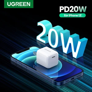 Ugreen pd charger 20w usb c charger for iphone 12 11 fast charging usb charger for samsung s10 xiaomi mobile phone charger 1 charger Item image