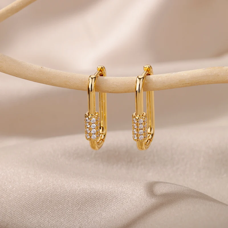 

Geometric Square Earrings For Women Zircon Shiny Pendant Drop Earring Daily Wedding Birthday Dangle Jewelry Friend Gifts Bijoux
