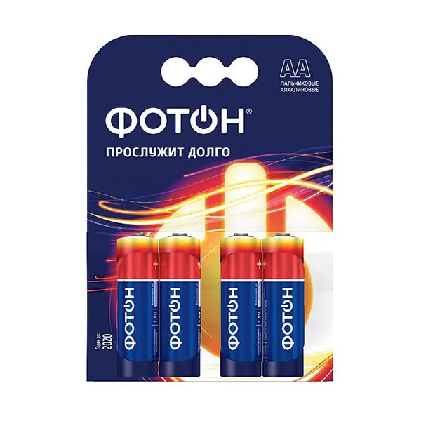 Батарейки ФОТОН АА 4 шт. | Batteries