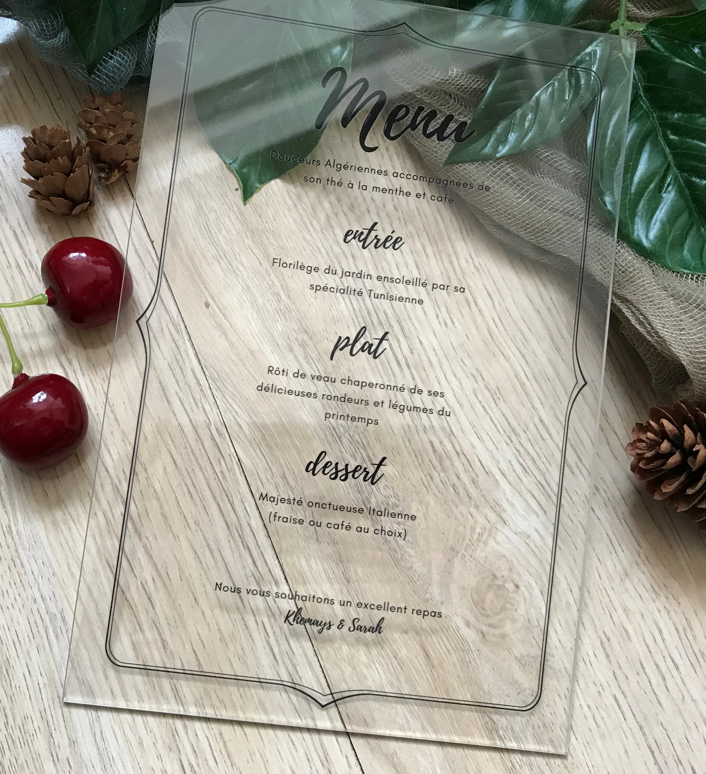 Бесплатная доставка 10 шт. акриловых открыток меню акриловые открытки на заказ