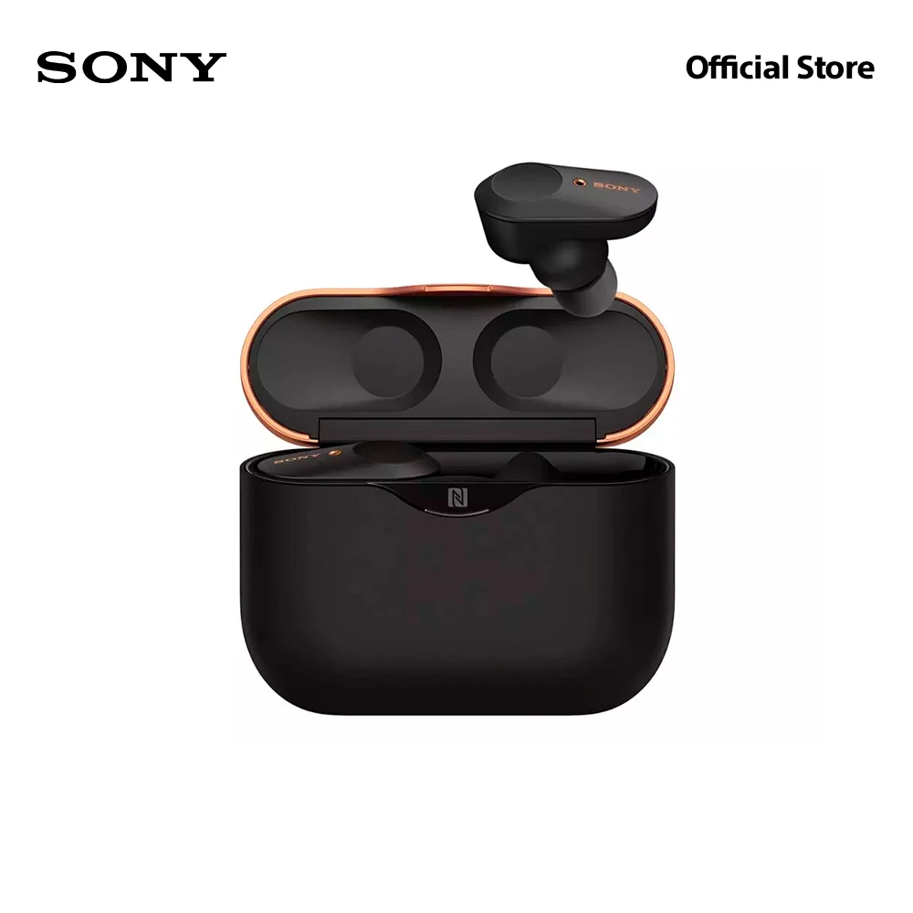 Sony Наушники беспроводные WF-1000XM3 Bluetooth с адаптивным управлением звуком