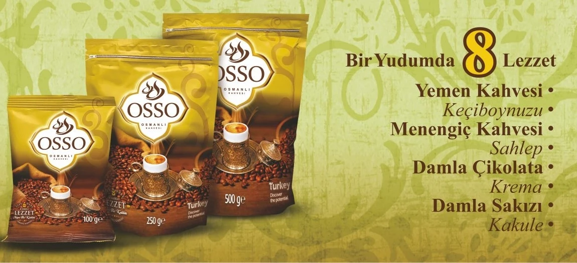 Высококачественный турецкий кофе Osso оттоманка кофе-молотый 8 специальных смесей