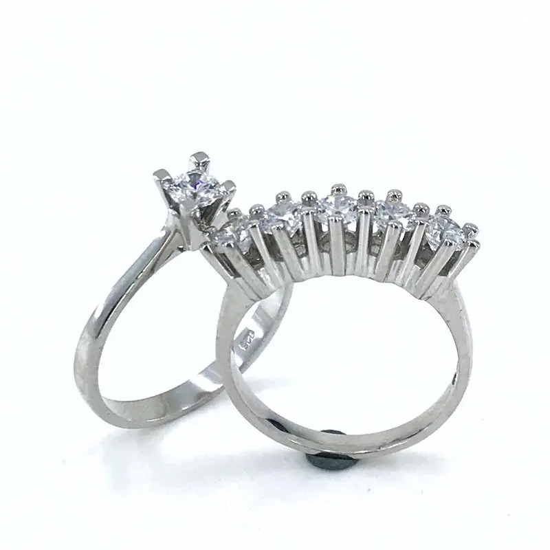 

Orijinal Swarovski Gümüş Dibs Engagement Kombin Ring