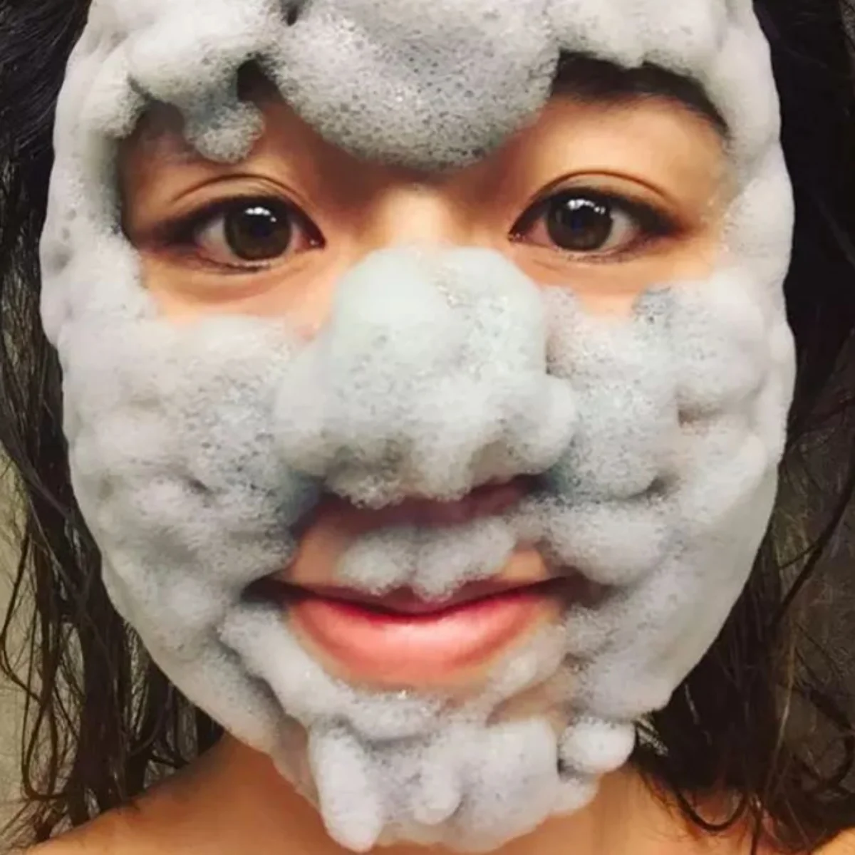 Пенящаяся маска для лица. Пена для лица. Кислородная маска для лица. Пузырьковая маска на тканевой основе images bubbles amino acid, 1шт. Пенящаяся маска для лица.