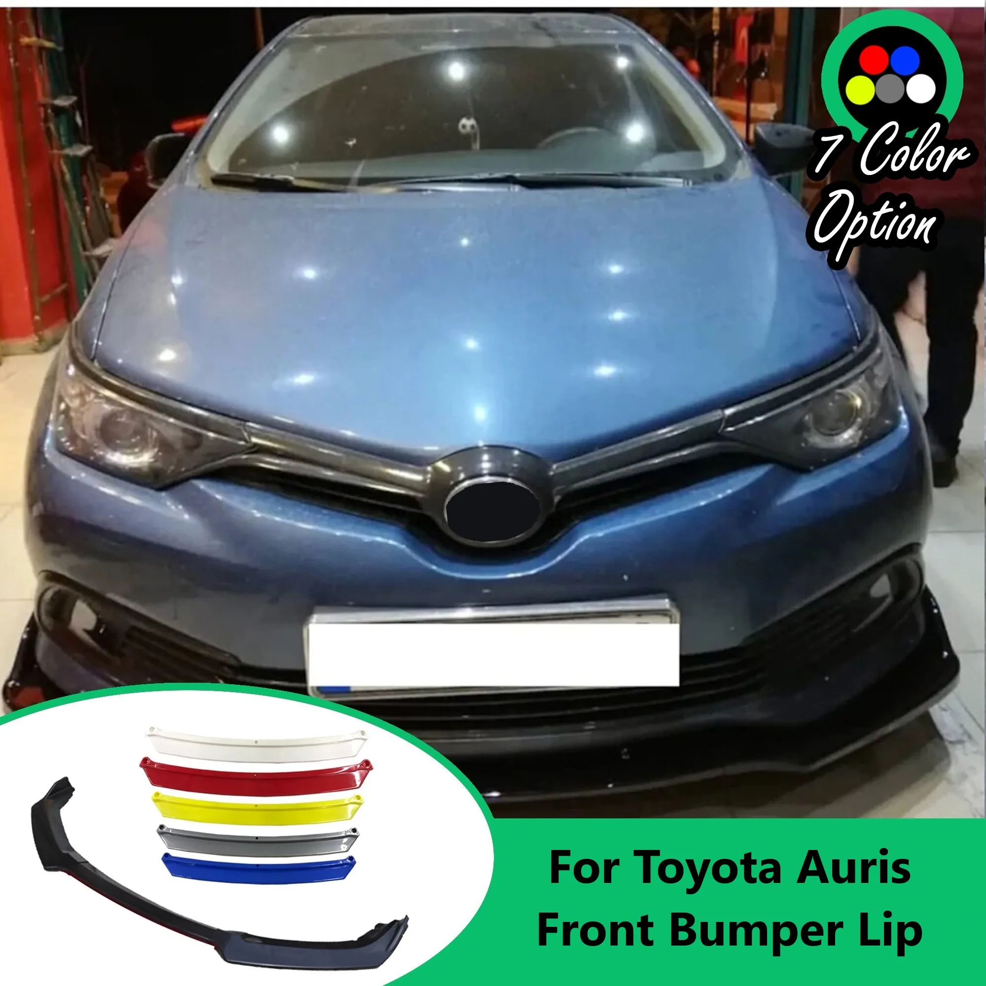 

Регулируемый передний спойлер для Toyota Auris, желтого, синего, серого, белого цветов
